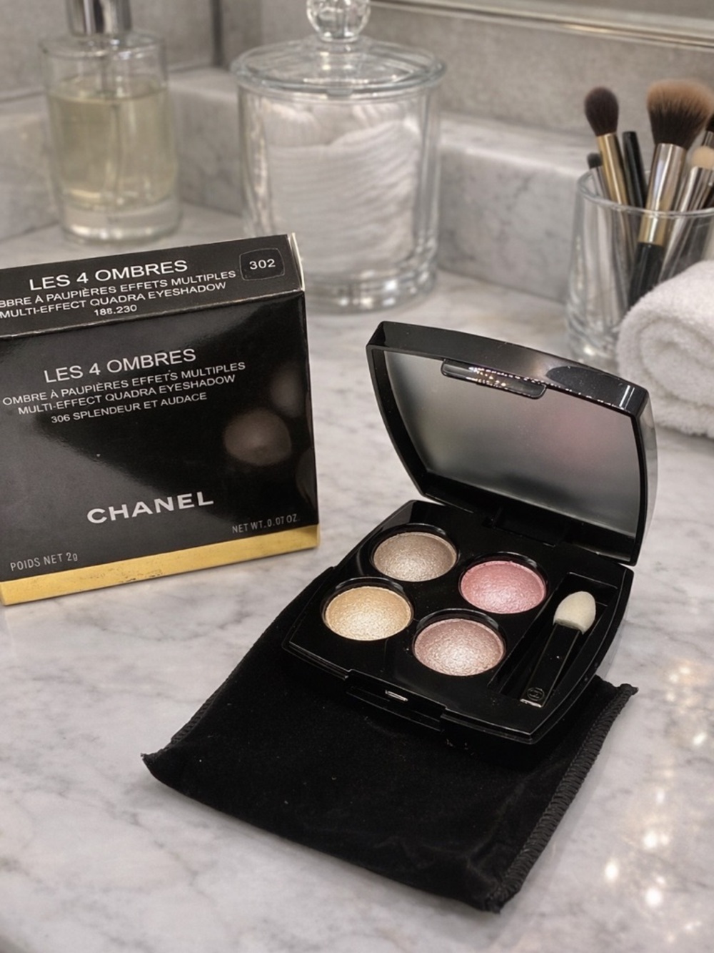 CHANEL 302 LES 4 OMBRES PAULIÈRES EFFETS MULTIPLES EYESHADOW QUAD